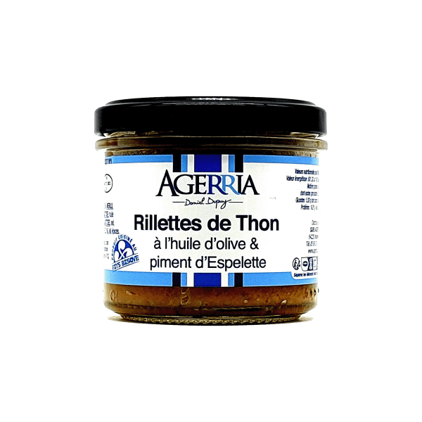 Rillettes de thon à l'huile d'olive et au piment d'Espelette