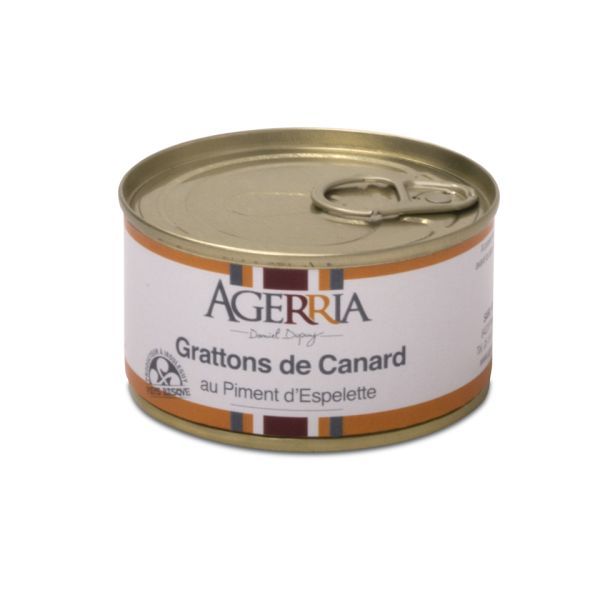 Grattons de canard au piment d'Espelette 125g