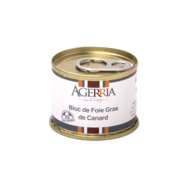 Bloc de foie gras de canard avec morceaux 65g