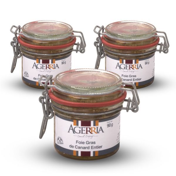 Foie gras entier 90 g - lot de 3