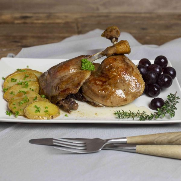 Cuisses de Canard Confites Cuisses de Canard Confites par boites de 2 ou de 5
