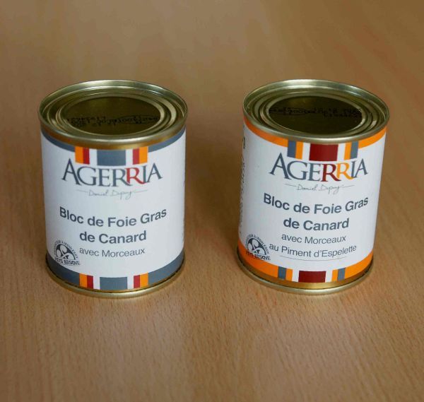 Duo Irouleguy - 2 Blocs de foie gras avec morceaux 130g