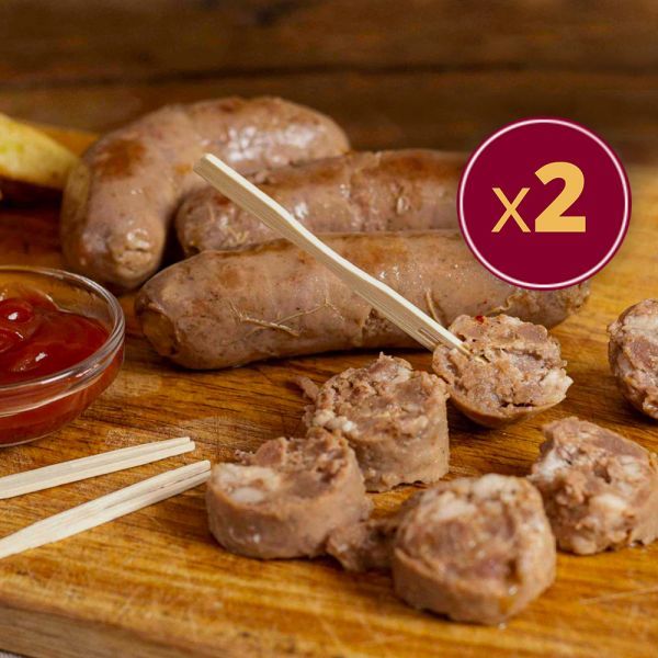 Lot de 2 boîtes de Saucisses de Canard Confites Lot de 2 boîtes de Saucisses de Canard Confites