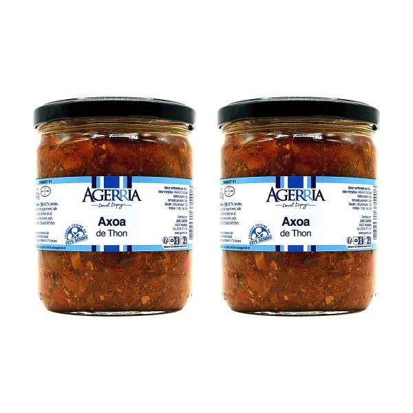 Lot de 2 bocaux d'Axoa de Thon Lot de 2 bocaux d'Axoa de Thon