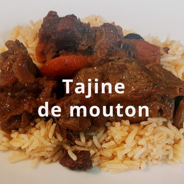 Tajine de mouton au piment d'Espelette